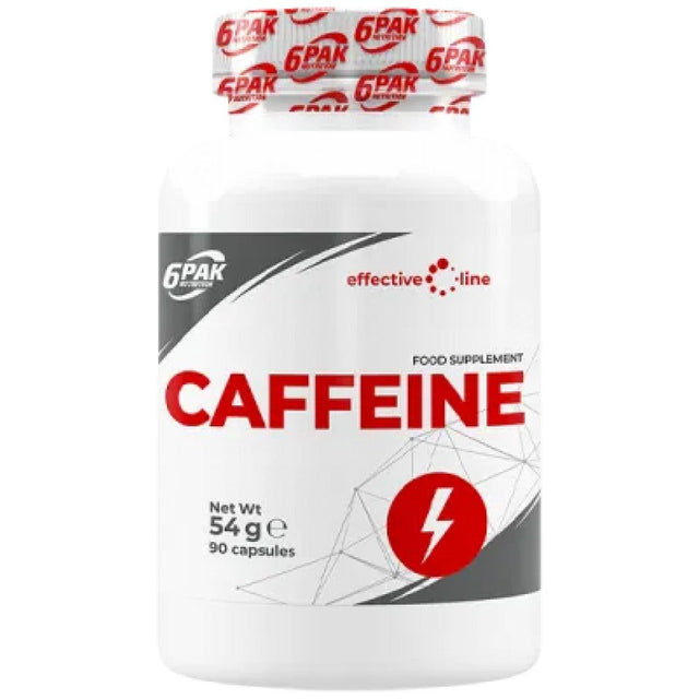 Caffeine 200 mg - 90 капсули  6PAK Nutrition - Nutra Best Bulgaria