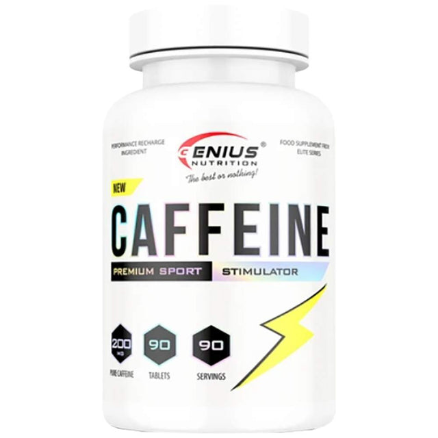 Caffeine - 90 Таблетки  Genius Nutrition - Nutra Best Bulgaria
