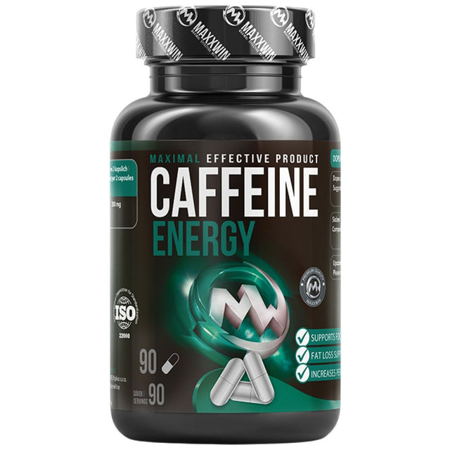 Caffeine Energy 100 mg - 90 капсули  MAXXWIN - Nutra Best Bulgaria