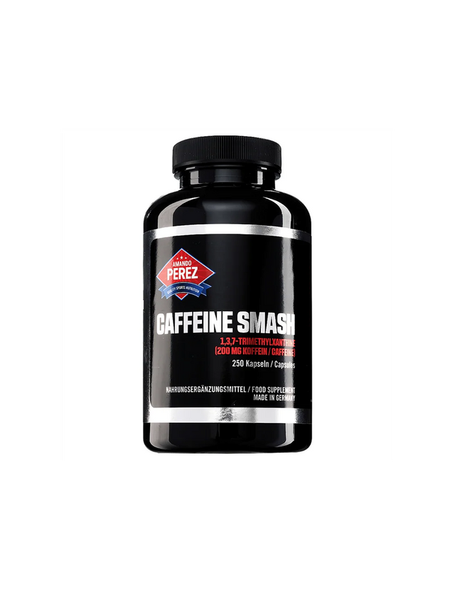 Caffeine Smash (1,3,7-Trimethylxanthine) / Кофеин, 200 mg, 250 капсули Vitabay - Nutra Best