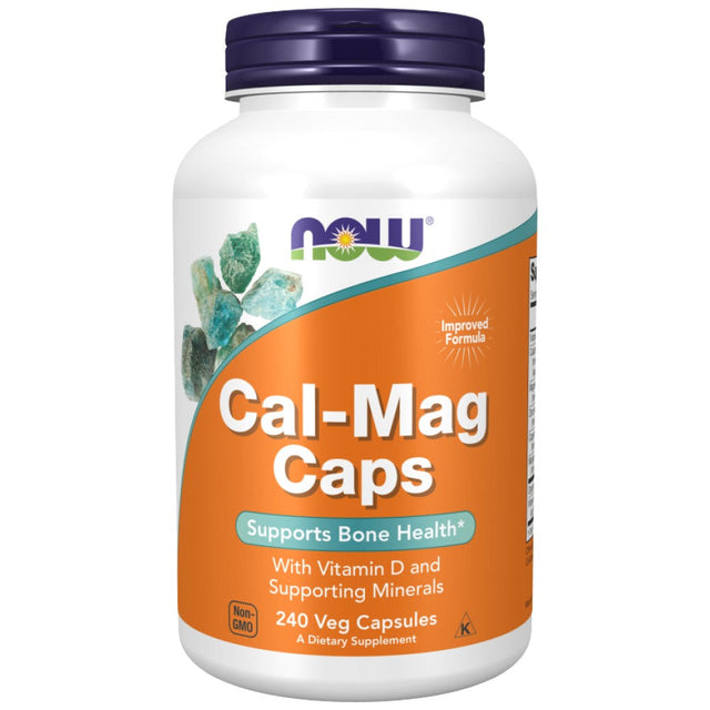 Cal-Mag Caps - 240 капсули  NOW Foods - Nutra Best Bulgaria