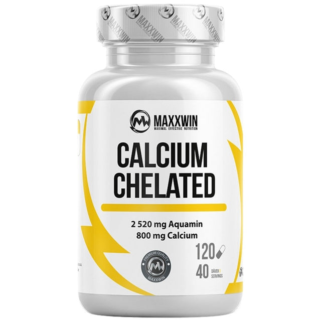 Calcium Chelated | with Aquamin® Seaweed Calcium - 120 капсули  MAXXWIN - Nutra Best Bulgaria