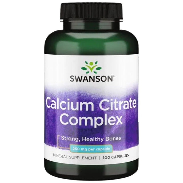 Calcium Citrate Complex 250 mg - 100 капсули  Swanson - Nutra Best Bulgaria