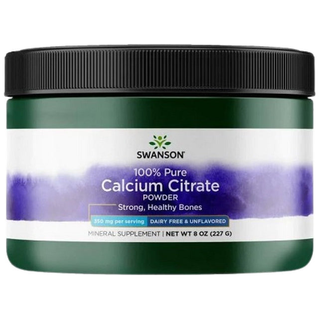 Calcium Citrate Powder 227 грама  Swanson - Nutra Best Bulgaria