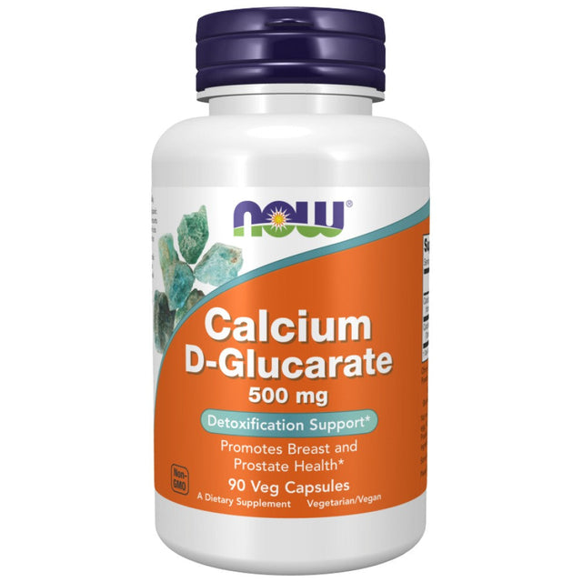 Calcium D-Glucarate 500 mg - 90 капсули  NOW Foods - Nutra Best Bulgaria