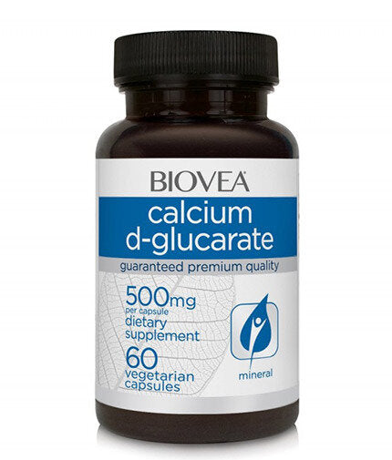Calcium D-glucarate 500 mg / 60 Caps  Biovea - Nutra Best Bulgaria