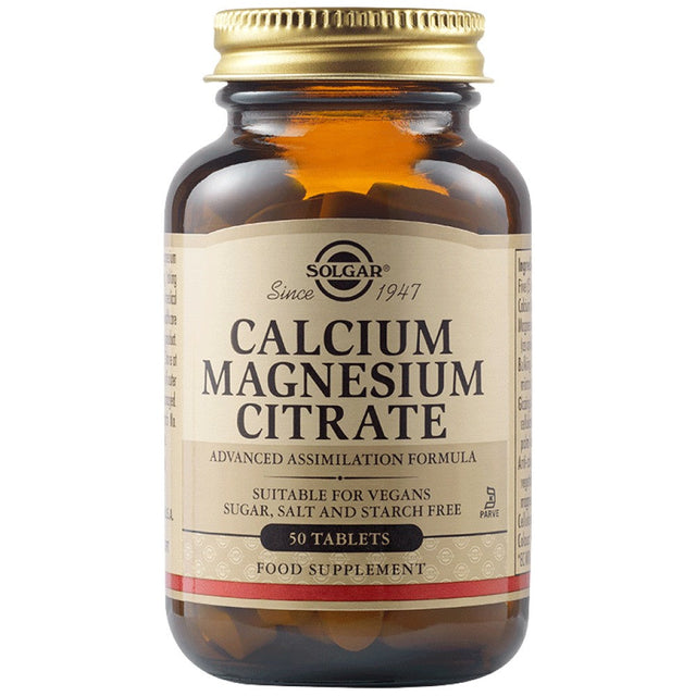 Calcium Magnesium Citrate - 50 Таблетки - Nutra Best