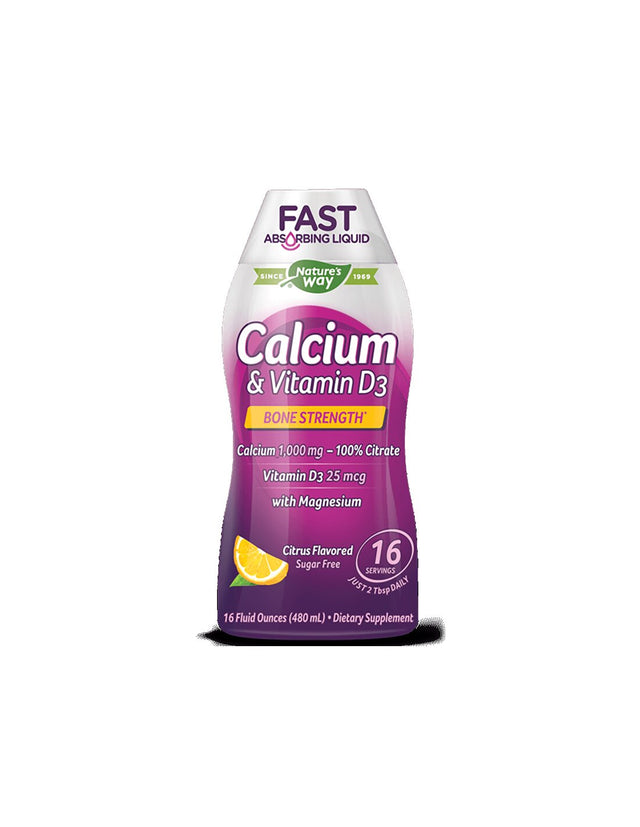 Calcium & Vitamin D3/ Калций и Витамин D3 х 480 ml Nature’s Way  Nature’s Way - Nutra Best Bulgaria