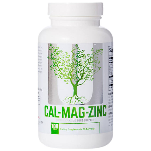 Calcium Zinc Magnesium - 100 Таблетки  Universal Nutrition - Nutra Best Bulgaria