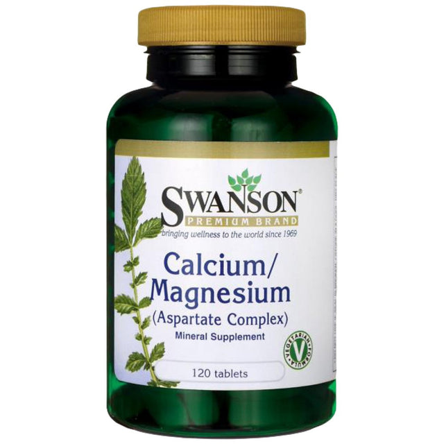 Calcium and Magnesium (Aspartate Complex) 120 Таблетки  Swanson - Nutra Best Bulgaria