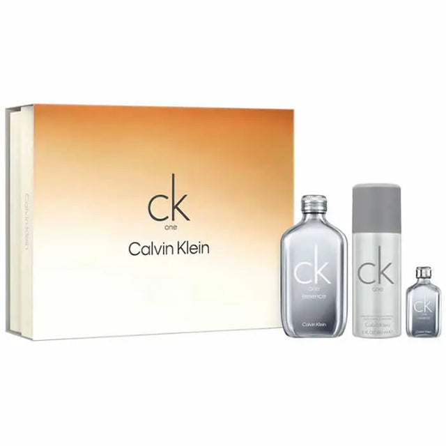 Calvin Klein - CK One Essence Parfum Dárková sada 100 ml, miniaturka 10 ml a deospray 150 ml - 100ml  CALVIN KLEIN - Nutra Best Bulgaria