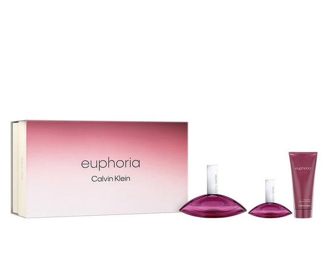 Calvin Klein - Euphoria Gift Set EDP 100 ml, Euphoria EDP 30 ml and Body Lotion Euphoria 100 ml - 130ml  CALVIN KLEIN - Nutra Best Bulgaria