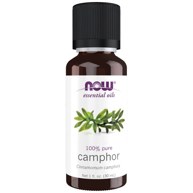 Camphor Oil | 100% Pure Cinnamomum Camphora - 30 мл  NOW Foods - Nutra Best Bulgaria