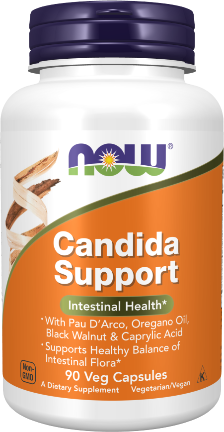 Candida Support | Candida Clear - 90 капсули  NOW Foods - Nutra Best Bulgaria