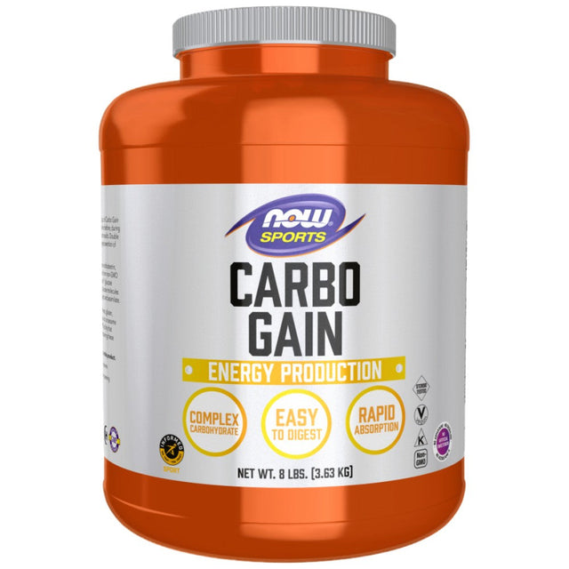 Carbo Gain - 3629 грама  NOW Foods - Nutra Best Bulgaria