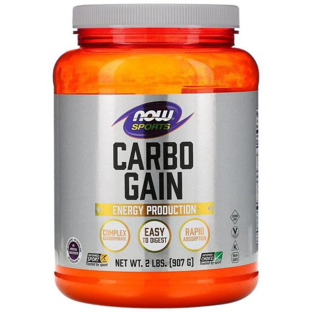 Carbo Gain - 908 грама  NOW Foods - Nutra Best Bulgaria