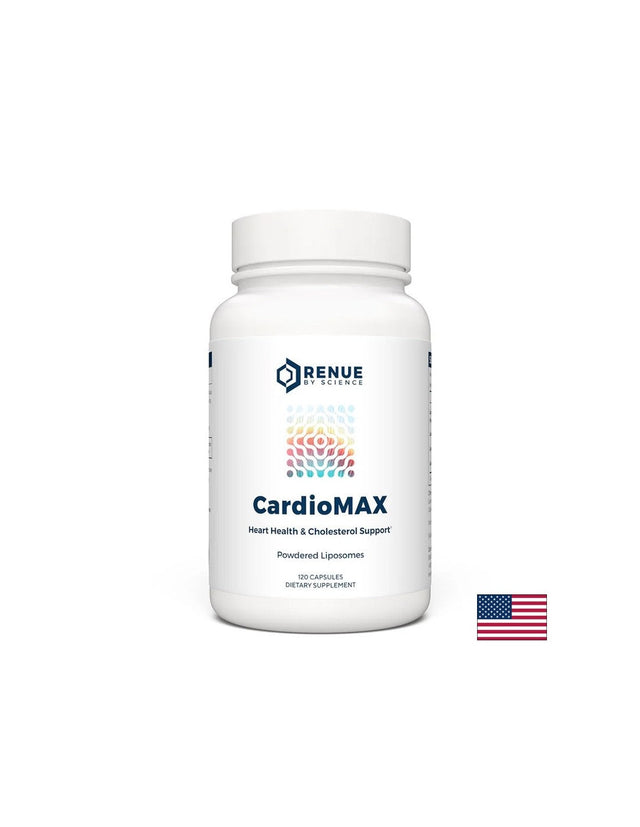 Cardio MAX – червен ориз, коензим Q10 и берберин за нормален холестерол, 120 капсули  Renue by science - Nutra Best Bulgaria
