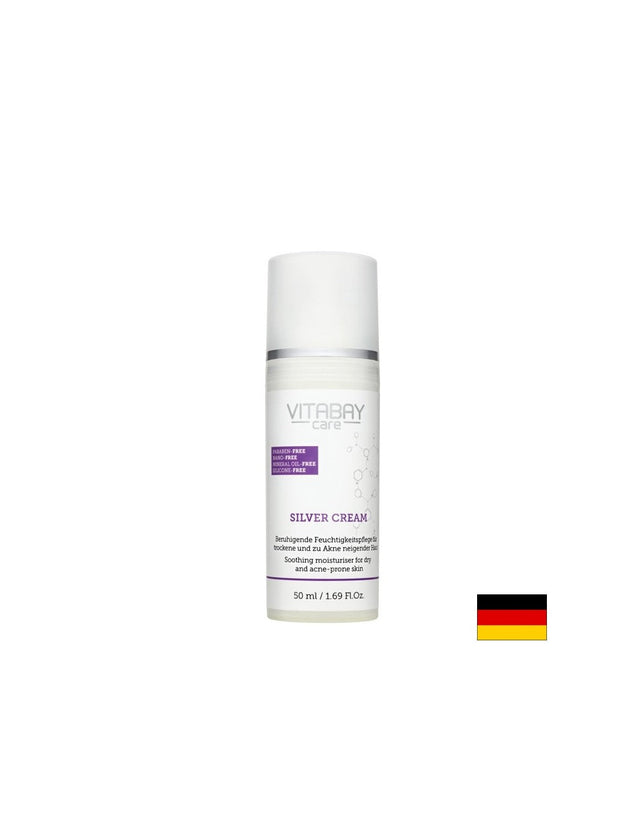 Сребърен крем с микросребро и салицилова киселина - Care Silver Cream, 50 ml Vitabay  Vitabay - Nutra Best Bulgaria