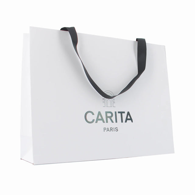 Carita Paris, Carita, Shopping, GWP Cardboard Bag, Ivory, Size L  Carita Paris - Nutra Best Bulgaria