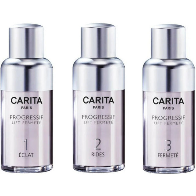 Jeunesse Originelle Set Carita Paris: Progressif Lift Fermete, AHA, Firming, Serum, For Face, 15 ml + Progressif Lift Fermete, AHA, Anti-Wrinkle, Serum, For Face, 15 ml + Progressif Lift Fermete, AHA, Anti-Ageing, Serum, For Face, 15 ml  Carita Paris - Nutra Best Bulgaria