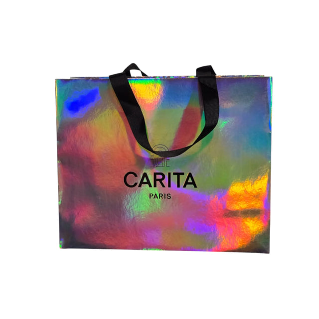 Carita Paris, Textile Makeup Bag, Silver, Size Medium  Carita Paris - Nutra Best Bulgaria