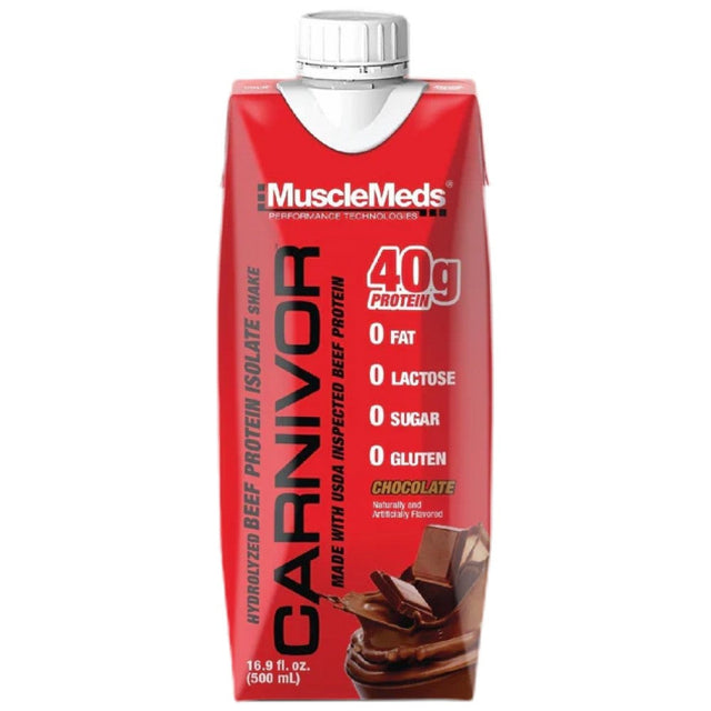 Carnivor Ready to Drink | with 40 g Beef Protein - 500 мл  Muscle Meds - Nutra Best Bulgaria