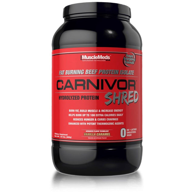 Carnivor Shred / Fat Burning Beef Protein - 1036 грама  Muscle Meds - Nutra Best Bulgaria