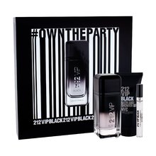 Carolina Herrera - 212 VIP Men Black EDP gift set 100 ml, shower gel 100 ml and miniature EDP 10 ml - 100ml  Carolina Herrera - Nutra Best Bulgaria