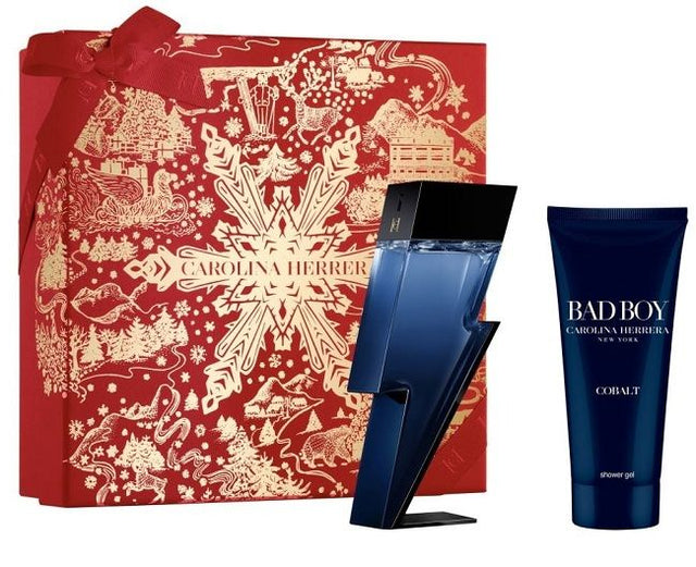 Carolina Herrera Bad Boy Cobalt EDP 100 ml + SG 100 ml  CAROLINA HERRERA - Nutra Best Bulgaria