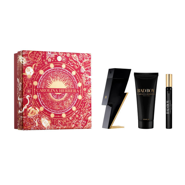 Carolina Herrera - Bad Boy Gift set EDT 100 ml, shower gel 100 ml and miniature EDT 10 ml - 100ml  CAROLINA HERRERA - Nutra Best Bulgaria