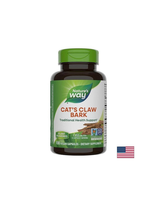 Cat`s Claw Bark/ Котешки нокът (кора) 485 mg х 100 капсули Nature’s Way  Nature’s Way - Nutra Best Bulgaria