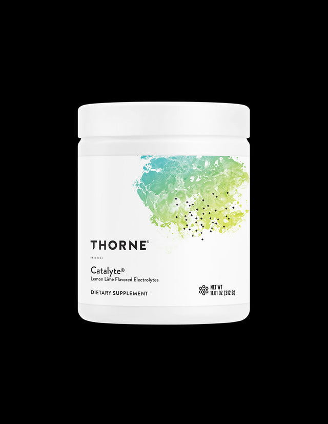 Електролити Catalyte, 312 g прах, с аромат на лайм и лимон  Thorne - Nutra Best Bulgaria