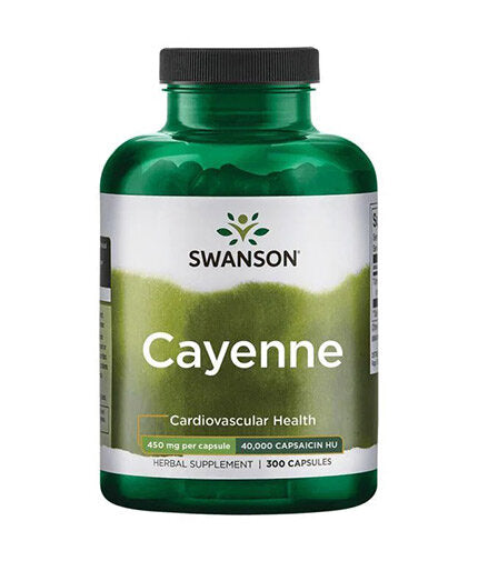 Cayenne 450 mg - 300 капсули  Swanson - Nutra Best Bulgaria
