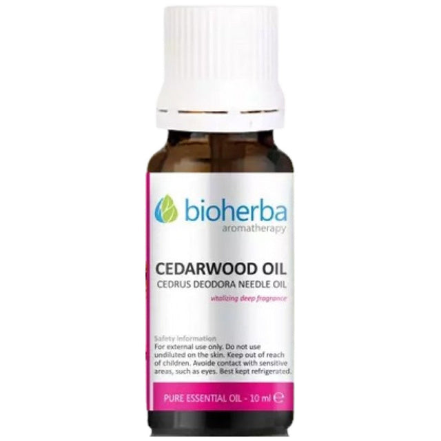 Cedarwood Oil - 10 мл  Bioherba - Nutra Best Bulgaria