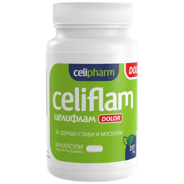 Celiflam Dolor - 60 капсули - Nutra Best Bulgaria