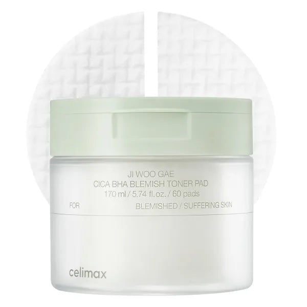 Celimax - Ji Woo Gae Cica BHA Blemish Toner Pad, 60pcs  Celimax - Nutra Best Bulgaria