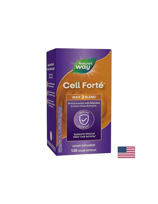 Cell Forté MAX³ (IP-6, инозитол, майтаке и котешки нокът) Nature’s Way - Nutra Best