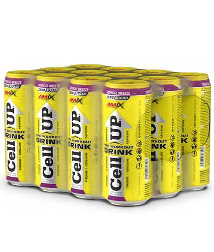 CellUp® Pre-Workout Drink / 12 x 500 ml  AMIX - Nutra Best Bulgaria