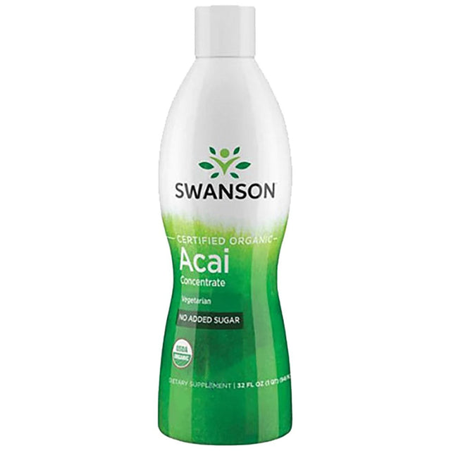 Certified Organic Acai Concentrate 946 мл  Swanson - Nutra Best Bulgaria