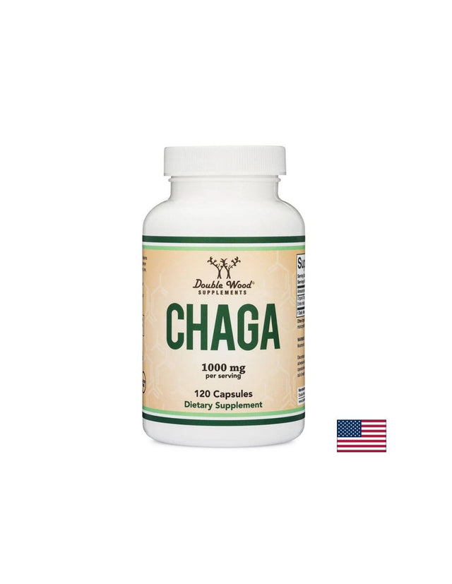 Chaga - Чага, 120 капсули Double Wood  Double Wood - Nutra Best Bulgaria