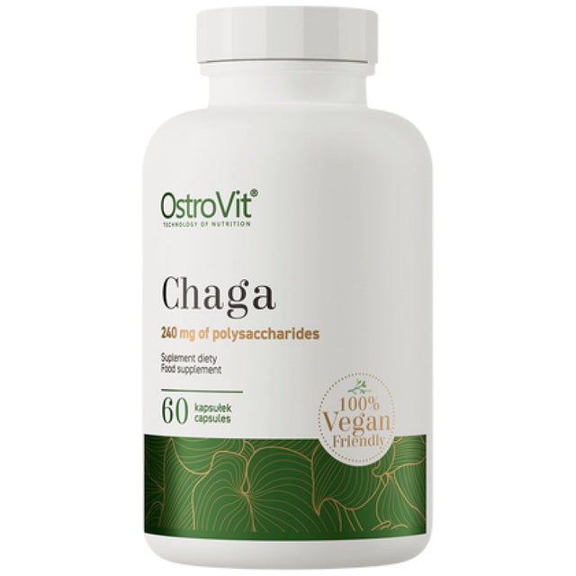 Chaga 600 mg | Vege 60 капсули  OstroVit - Nutra Best Bulgaria