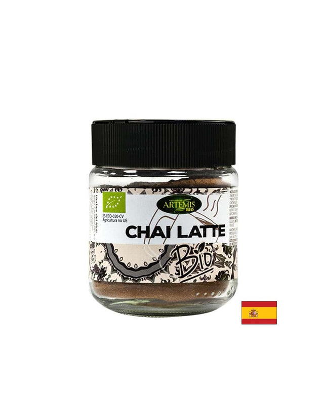 За овкусяване на напитки – билкова смес Chai Latte - С канела, джинджифил и други био подправки, 60 g, прах  Herbes del Molí - Nutra Best Bulgaria