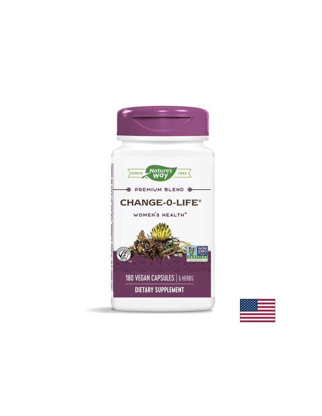 Change-O-Life / Чейндж-О-Лайф / При менопауза, 180 капсули Nature’s Way  Nature’s Way - Nutra Best Bulgaria