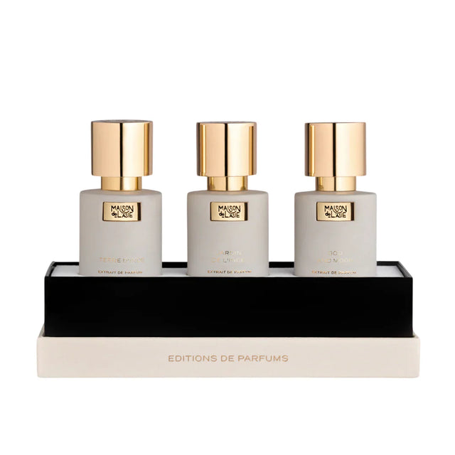 Chapitre 04 Set Maison De L'Asie: God and Moon, Extrait De Parfum, Unisex, 15 ml + Jardin de L'Inde, Extrait De Parfum, Unisex, 15 ml + Terre D'Inde, Extrait De Parfum, Unisex, 15 ml  Maison De L`Asie - Nutra Best Bulgaria