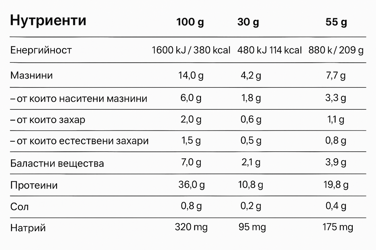 Power Bar Дубайски Шоколад - 50 грама
