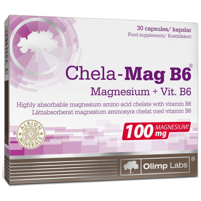 Chela Mag B6 - 30 капсули  Olimp - Nutra Best Bulgaria