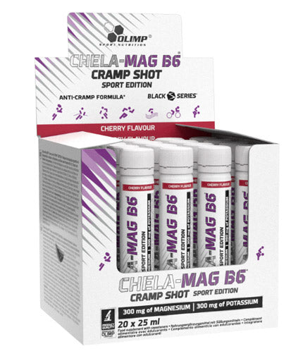 Chela-Mag B6 cramp Shot Sport Edition Box / 20 x 25 ml - 0  Olimp - Nutra Best Bulgaria