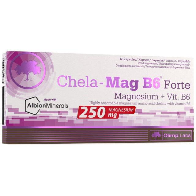 Chela - Mag B6 Forte - 60 капсули - Nutra Best Bulgaria