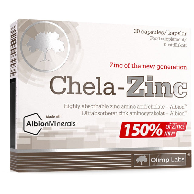 Chela - Zinc - 30 капсули - Nutra Best Bulgaria