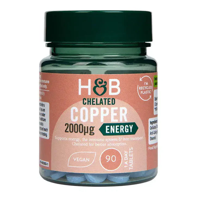 Chelated Copper 2 mg - 90 Таблетки - Nutra Best